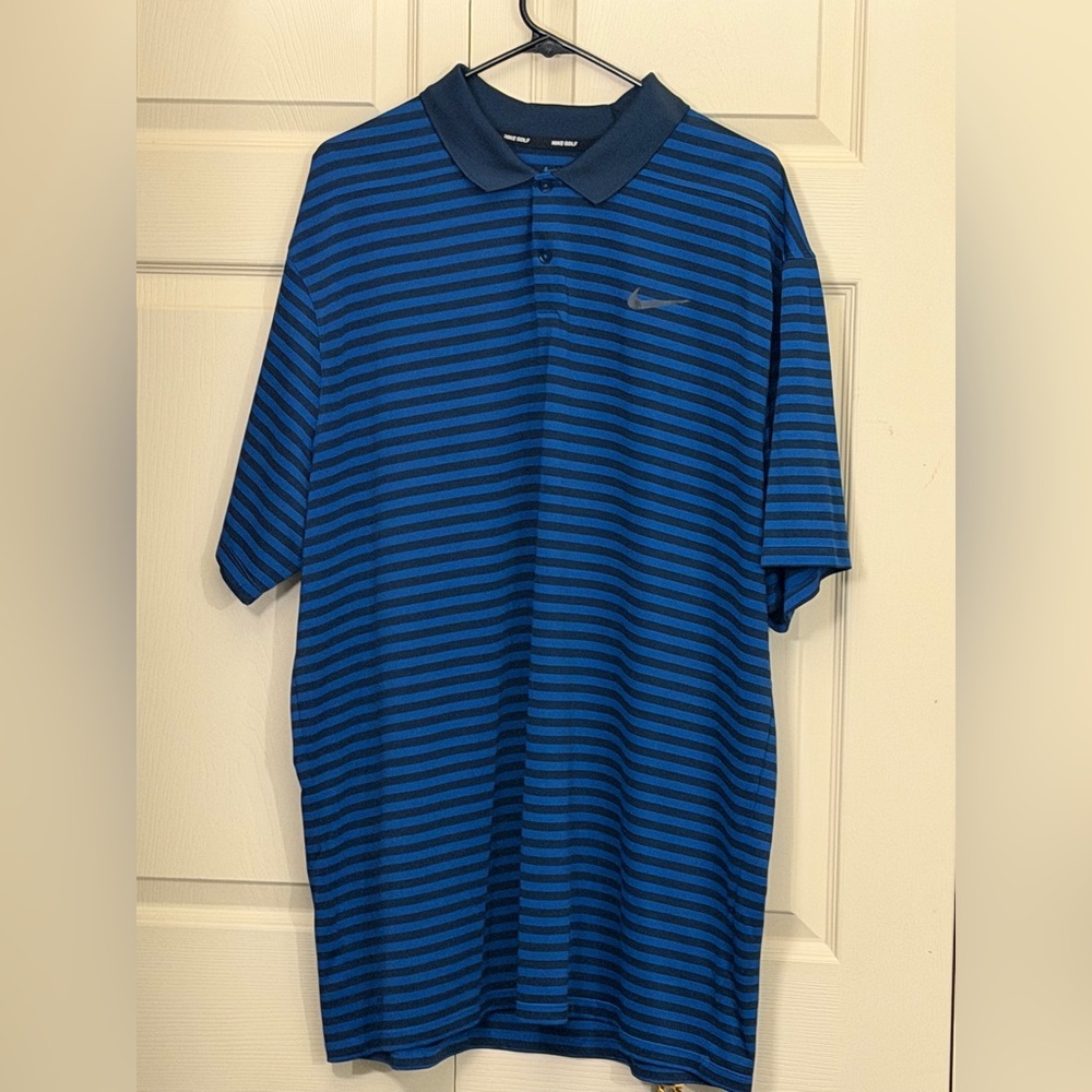 Nike Dri-Fit Golf Striped Polo